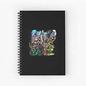 Guild Wars 2 Professions and  Heart of Thorns Specializations Spiral Notebook