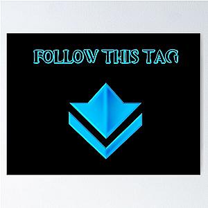 Guild Wars 2: "Follow This Tag" Commander Tag Poster