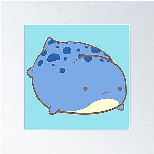 Guild Wars 2- Blue Quaggan Swimming Poster