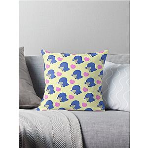 Guild Wars 2- Blue Quaggan Throw Pillow