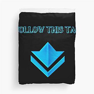 Guild Wars 2: "Follow This Tag" Commander Tag Duvet Cover