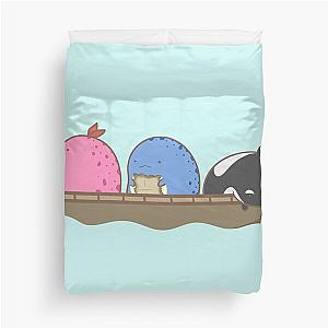 Guild Wars 2- Quaggans in a Boat Duvet Cover