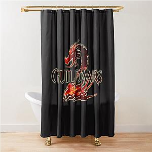 Guild Wars 2 Logo Dragon  Essential T-Shirt557 Guild Wars 2 Logo Dragon  Essential T-Shirt Shower Curtain