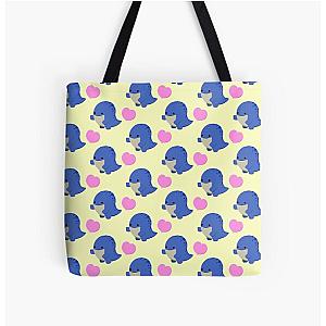 Guild Wars 2- Blue Quaggan All Over Print Tote Bag