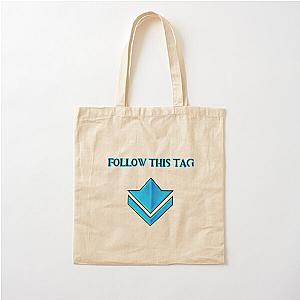 Guild Wars 2: "Follow This Tag" Commander Tag Cotton Tote Bag