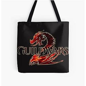 Guild Wars 2 Logo Dragon  Essential T-Shirt557 Guild Wars 2 Logo Dragon  Essential T-Shirt All Over Print Tote Bag