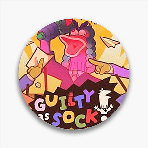 Guilty As Sock Merchandise Guilty As Sock Pins