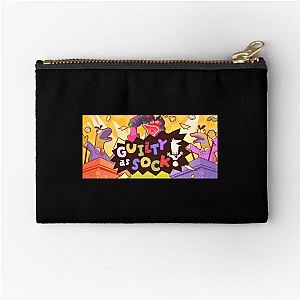 Guilty As Sock Merch Collection Guilty As Sock Zipper Pouches