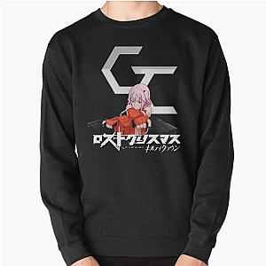 The girl escape guilty crown elfen lied anime retro pullover sweatshirt