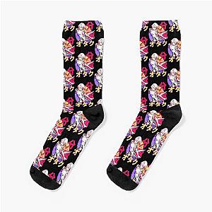 Inori Yuzuriha Guilty Crown Retro Sunset Design Socks
