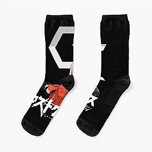 The Girl Escape Dark Fantasy Science Fiction Elfen Lied Anime Guilty Crown Retro Socks