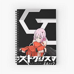 The Girl and Dark Fantasy Science Fiction Guilty Crown Anime Spiral Notebook