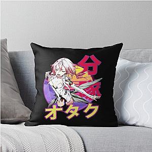 Inori Yuzuriha Guilty Crown Design Throw Pillow