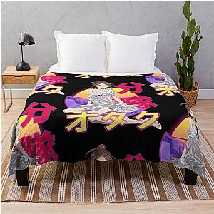 Ayase Shinomiya Guilty Crown Retro Sunset Throw Blanket