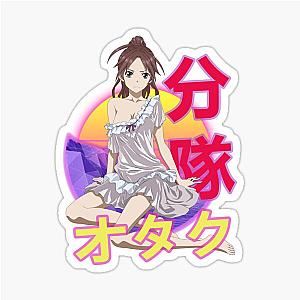 Ayase Shinomiya Guilty Crown Retro Sunset Design Sticker