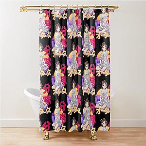 Guilty Crown Ayase Shinomiya Retro Design Shower Curtain