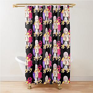Inori Yuzuriha Guilty Crown Retro Sunset design shower curtain