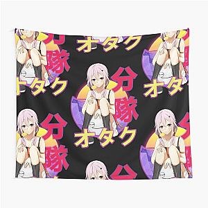 Inori Yuzuriha Guilty Crown Retro Sunset Design Tapestry