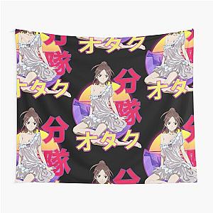 Ayase Shinomiya Guilty Crown Retro Sunset Design Tapestry