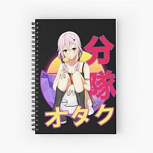 Inori Yuzuriha Guilty Crown Retro Sunset Design Spiral Notebook