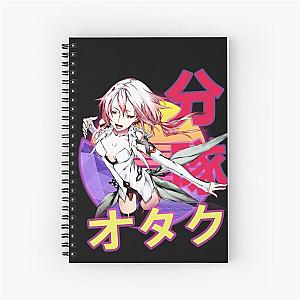 Inori Yuzuriha Guilty Crown Retro Sunset Design Spiral Notebook