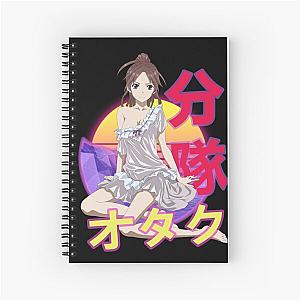 Ayase Shinomiya Guilty Crown Retro Sunset Design Spiral Notebook