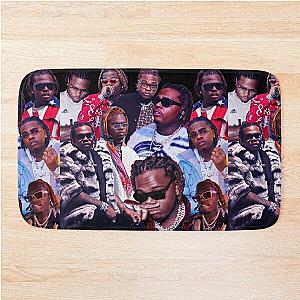 Gunna collage poster tribute design 2022 Bath Mat