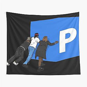 Pushin P Gunna Future Young Thug DS4EVER Drip Season Fan Art Tapestry