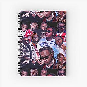 Gunna collage poster tribute design 2022 Spiral Notebook