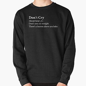 Guns n Roses Aesthetic Quote Lyrics Rock Black Pullover Sweatshirt RB1911