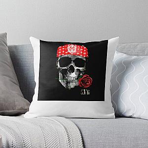 Skull art  Guns N roses Throw Pillow RB1911