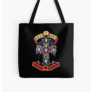 nghf7hg4   guns n roses gnr, guns n roses gnr,guns n roses gnr,guns n roses gnr, guns n roses gnr,guns n roses gnr All Over Print Tote Bag RB1911