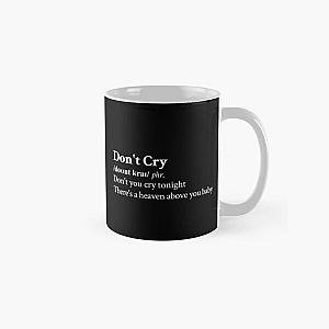 Guns n Roses Aesthetic Quote Lyrics Rock Black Classic Mug RB1911