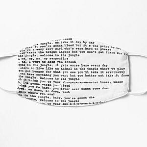 Welcome To The Jungle - Guns N Roses lyrics   Flat Mask RB1911