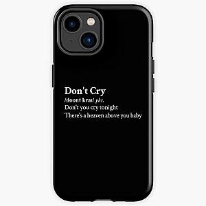 Guns n Roses Aesthetic Quote Lyrics Rock Black iPhone Tough Case RB1911