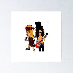 Stickers logos Art - guns n roses trend Poster RB1911