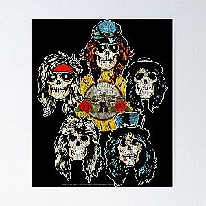 Guns N Roses Skull Heads Premium Poster RB1911
