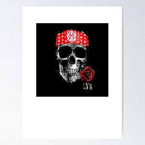 Skull art  Guns N roses Poster RB1911