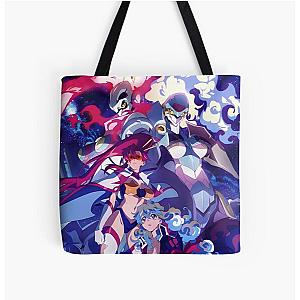 Gurren Lagann - All Characters  All Over Print Tote Bag