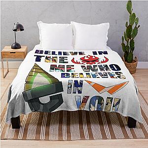 Gurren Lagann Kamina Quote Throw Blanket