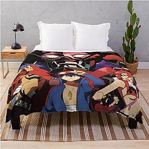 Gurren Lagann - Cover Image  Throw Blanket