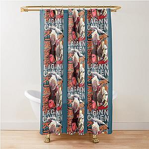 Viral Tengen Toppa Gurren Lagann Vintage Color Palette Design   Shower Curtain