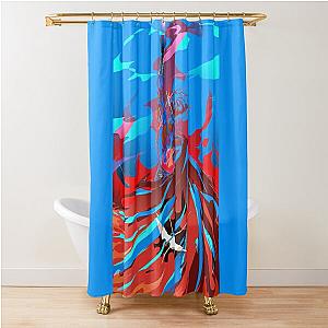 Gurren Lagann Lights in The Sky, Gurren Lagann Movie Shower Curtain