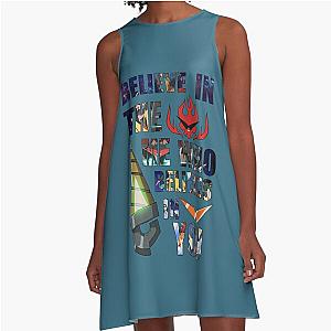 Gurren Lagann Kamina Quote   A-Line Dress