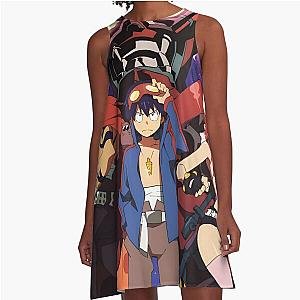 Gurren Lagann - Cover Image  A-Line Dress