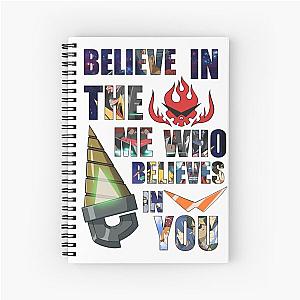 Gurren Lagann Kamina Quote Spiral Notebook