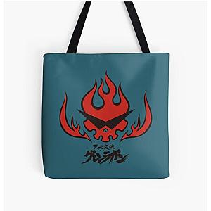 Gurren Lagann Anime   All Over Print Tote Bag