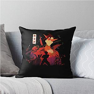 Kamina's Gurren Lagann Heroic Legacy Ignites Throw Pillow