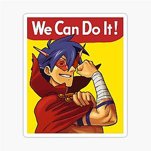We Can It - Gurren Lagann Sticker