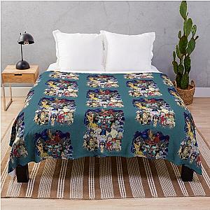 Gurren Lagann Characters Anime Throw Blanket